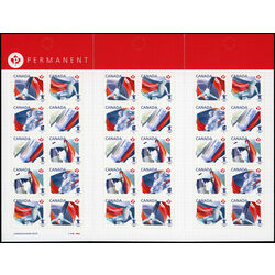 canada stamp bk booklets bk396 olympic definitives 2009