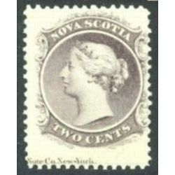 nova scotia stamp 9a queen victoria 2 1860