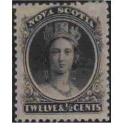nova scotia stamp 13a queen victoria 12 1860