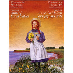 canada stamp bk booklets bk380 anne of green gables 2008