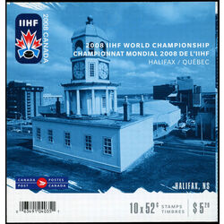 canada stamp bk booklets bk372 hockey players 2008