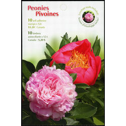 canada stamp 2262b peonies 2008