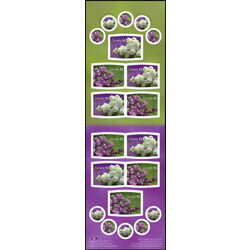 canada stamp bk booklets bk347 lilacs 2007