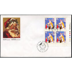canada stamp 1341 sinterklaas holland 80 1991 FDC LR