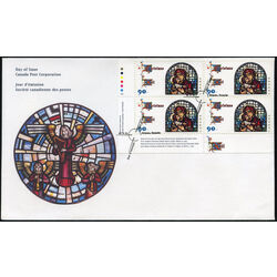 canada stamp 1671 scene from the life of the blessed virgin by christopher wallis 90 1997 FDC LL