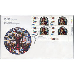 canada stamp 1671 scene from the life of the blessed virgin by christopher wallis 90 1997 FDC LR
