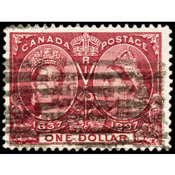 canada stamp 61 queen victoria diamond jubilee 1 1897 U F VF 063