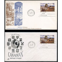 canada stamp 601 quebec 2 1972 FDC 010