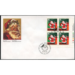 canada stamp 1339 santa claus 40 1991 FDC LR