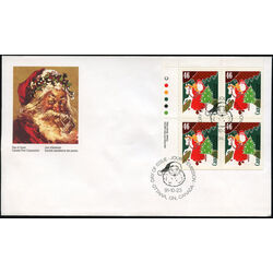 canada stamp 1340 bonhomme noel france 46 1991 FDC UL