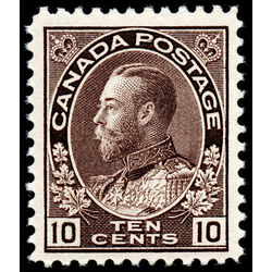 canada stamp 116 king george v 10 1912 M VFNH 011