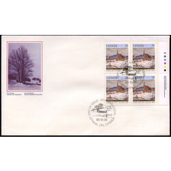 canada stamp 1258 ste agnes near la malbaie qc 76 1989 FDC UR