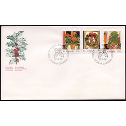 canada stamp 1148 50 fdc christmas plants 1987