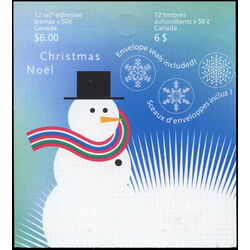 canada stamp bk booklets bk313 snowman 2005