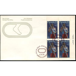 canada stamp 664 pole vault 20 1975 FDC UR