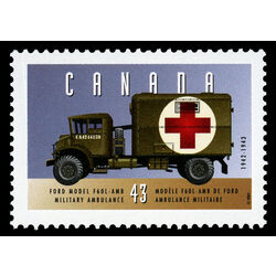 canada stamp 1527a ford military ambulance 1942 1943 43 1994