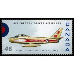 canada stamp 1808f north american f 86 sabre 6 46 1999