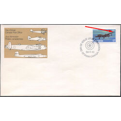 canada stamp 874i avro lancaster 1941 17 1980 FDC