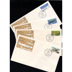 canada stamp 873 6 military aircraft 1 04 1980 FDC