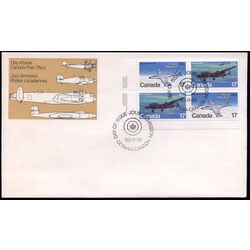 canada stamp 874a military aircraft 1980 FDC LL
