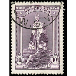 australia stamp 178 king george vi in coronation robes 1938