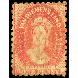 tasmania stamp 23a queen victoria 1864