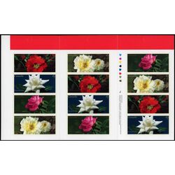 canada stamp bk booklets bk245 roses 2001