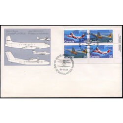 canada stamp 906a canadian aircraft 1981 FDC LR
