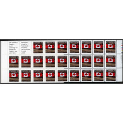 canada stamp bk booklets bk154c flag over field 1994