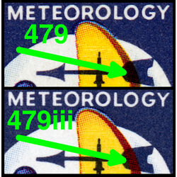 canada stamp 479iii meteorology 5 1968