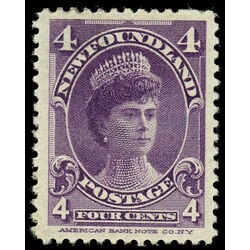 newfoundland stamp 84 duchess of york 4 1901 M VF 011