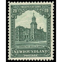newfoundland stamp 158 general post office 28 1928 M VFNH 003