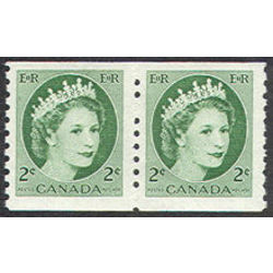 canada stamp 345ivpa queen elizabeth ii 1954