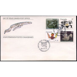 canada stamp 866 9 fdc inuit spirits 1980