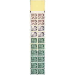 canada stamp bk booklets bk67 queen elizabeth ii 1971