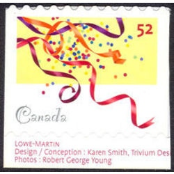 canada stamp 2203 ribbons and confetti 52 2007