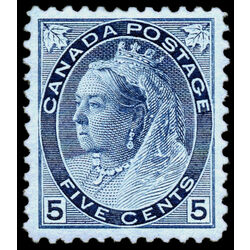 canada stamp 79 queen victoria 5 1899 M XF 020