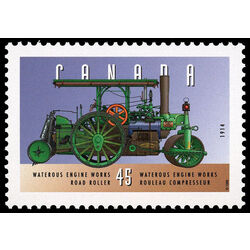 canada stamp 1604b waterous engine works road roller 1914 45 1996