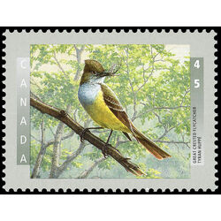 canada stamp 1711 great crested flycatcher 45 1998