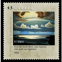canada stamp 1559b from the north shore lake superior 1923 by lawren harris 43 1995