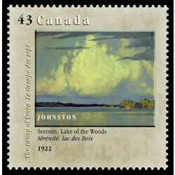 canada stamp 1560a serenity lake of the woods 1922 by frank h johnston 43 1995