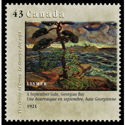 canada stamp 1560b a september gale georgian bay 1921 by arthur lismer 43 1995