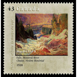 canada stamp 1560c falls montreal river 1920 by j e h macdonald 43 1995
