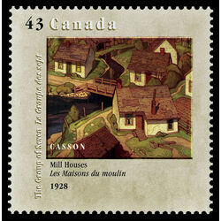 canada stamp 1561a mill houses 1928 by alfred j casson 43 1995