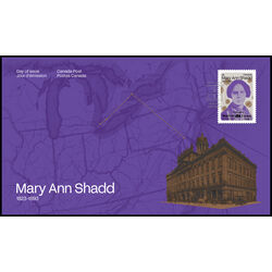 canada stamp 3412 fdc mary ann shadd 2024