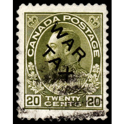 canada stamp mr war tax mr2c war tax 20 1915 U F VF 042