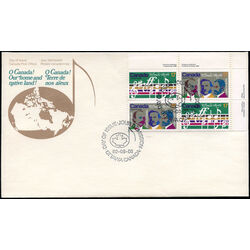 canada stamp 858ai o canada centenary 1980 FDC UR
