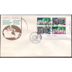 canada stamp 858ai o canada centenary 1980 FDC LR