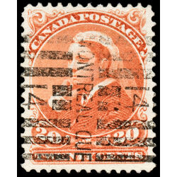 canada stamp 46 queen victoria 20 1893 U VF 053