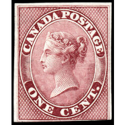 canada stamp 14p queen victoria 1 1859 M F VF 007